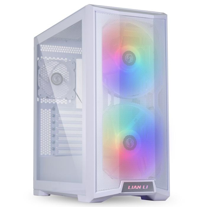 LIAN LI LANCOOL 215 WHITE RGB MIDI ATX KASA