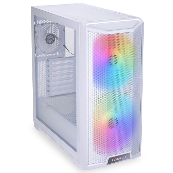 LIAN LI LANCOOL 215 WHITE RGB MIDI ATX KASA