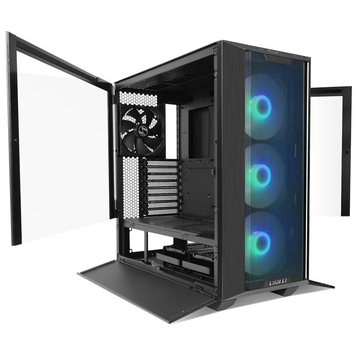 LIAN LI LANCOOL III MID-TOWER RGB BLACK E-ATX KASA