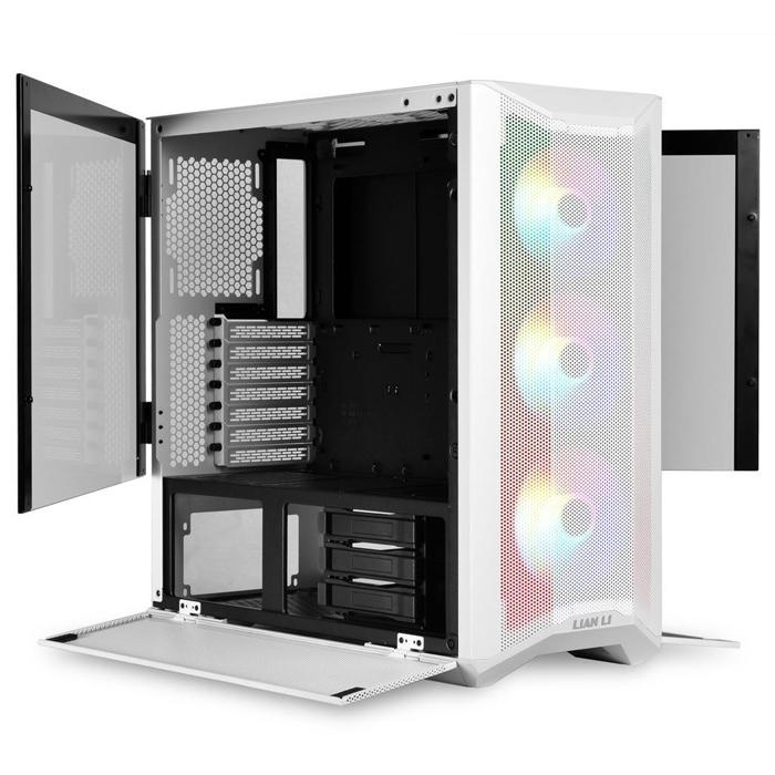 LIAN LI 011 LANCOOL II MESH RGB WHITE MIDI E-ATX KASA