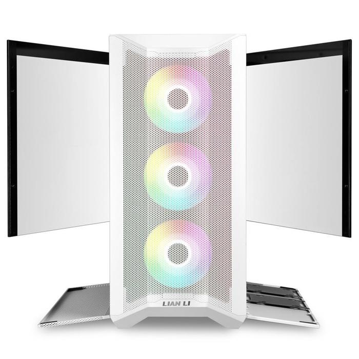 LIAN LI 011 LANCOOL II MESH RGB WHITE MIDI E-ATX KASA