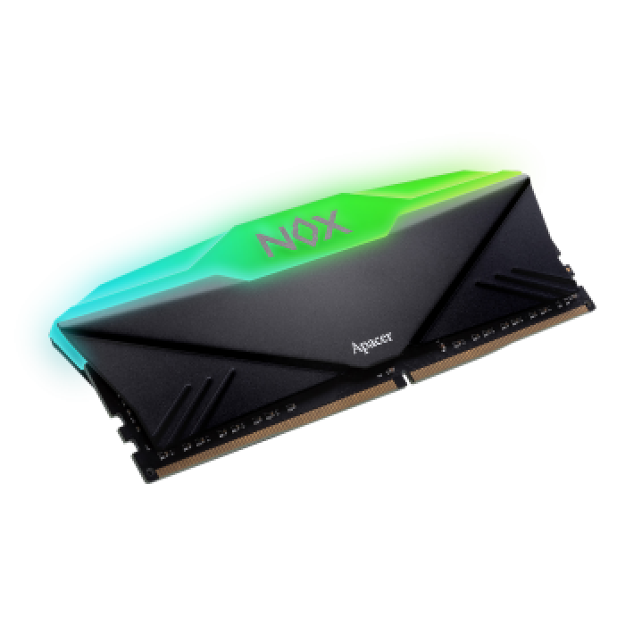 Apacer NOX RGB AURA Black 8GB 3200Mhz CL16 DDR4 Gaming Ram (AH4U08G32C28YNBAA-1)