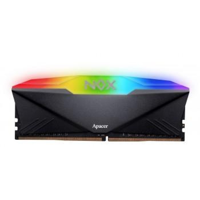 Apacer NOX RGB AURA Black 8GB 3200Mhz CL16 DDR4 Gaming Ram (AH4U08G32C28YNBAA-1)