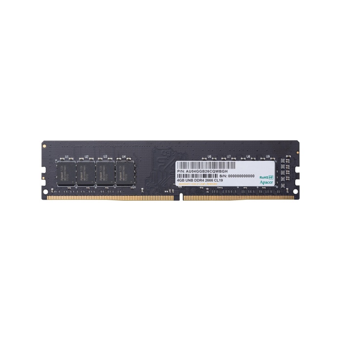 Apacer 4 GB 2666 Mhz CL19 DDR4 DIMM RAM (EL.04G2V.KNH)