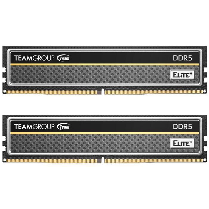Team Elite Plus Black 16 GB (2x8GB) 5200 Mhz DDR5 CL42 U-DIMM RAM (TPBD516G5200HC42DC016)