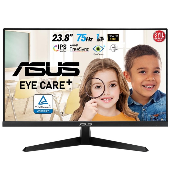 23.8 ASUS VY249HE FHD IPS 1MS 75HZ HDMI