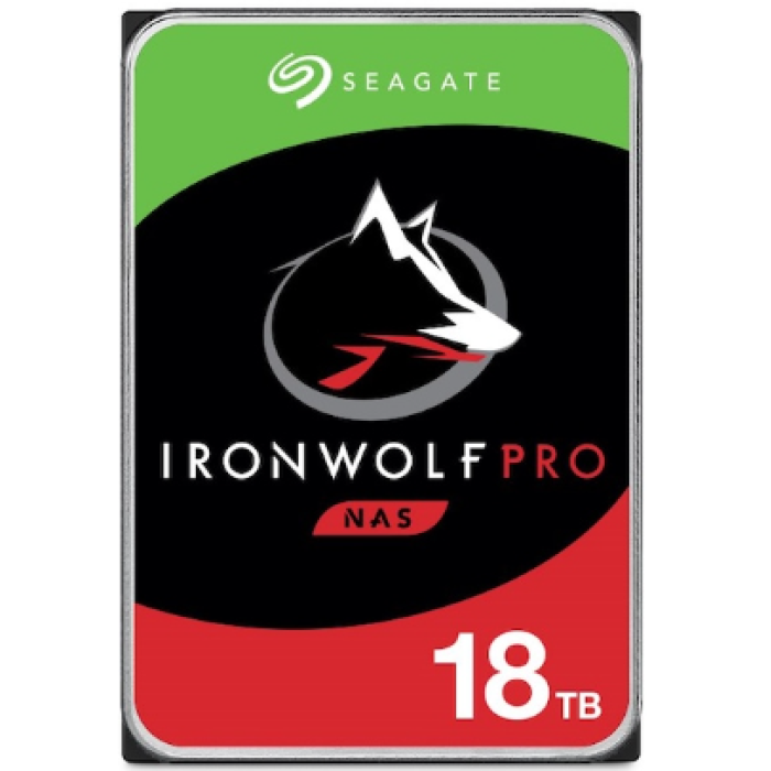 18TB SEAGATE IRONWOLF PRO 7200Rpm 256MB ST18000NE000