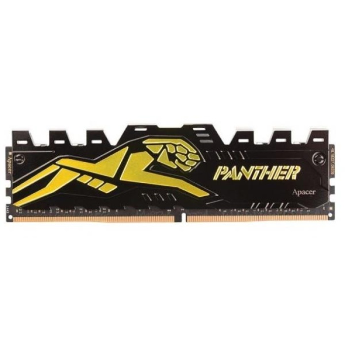 Apacer Panther Black-Gold 32GB (1x32GB) 3200Mhz CL16 DDR4 Gaming Ram (AH4U32G32C2827GAA-1)