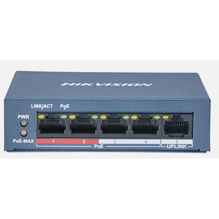 HIKVISION DS-3E0105P-E/M(B) 5 PORT POE SWITCH YÖNETİLEMEZ