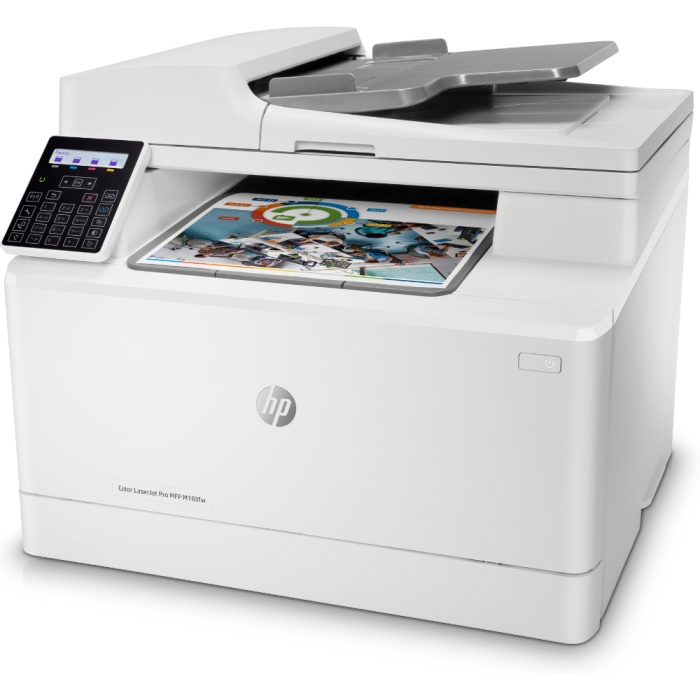 HP 7KW56A LASERJET PRO M183FW  RENKLİ YAZ/TAR/FOT/FAX Wi-Fi A4