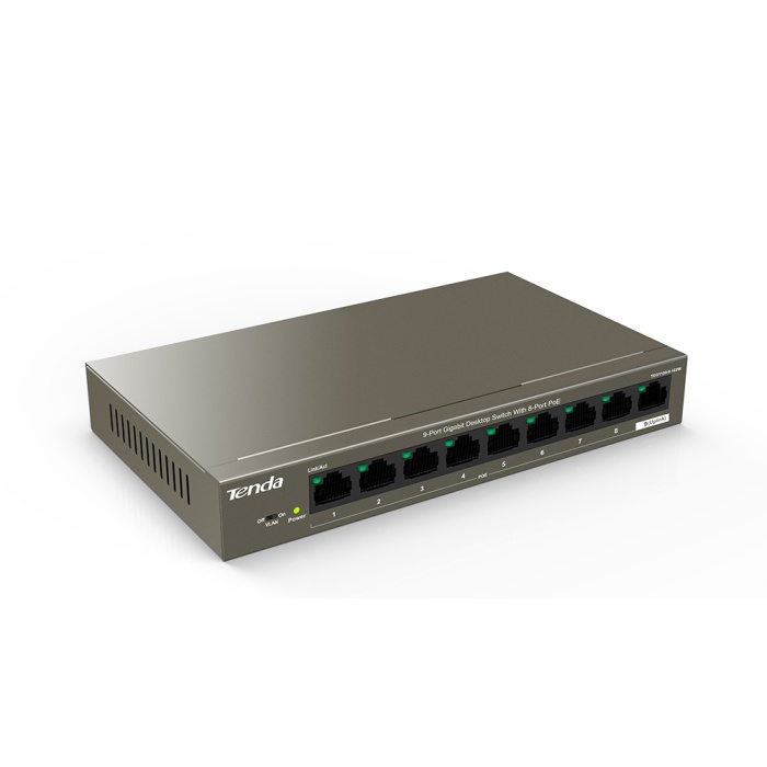 TENDA TEG1109P-8-102W 9 PORT 10/100/1000 SWITCH