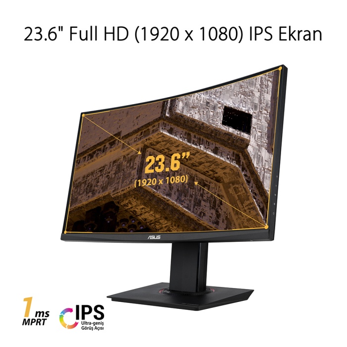 23.6 ASUS VG24VQR LED FHD 165HZ 1MS HDMI DP