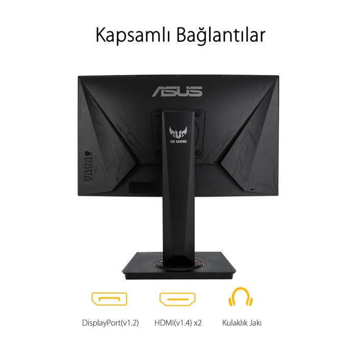 23.6 ASUS VG24VQR LED FHD 165HZ 1MS HDMI DP