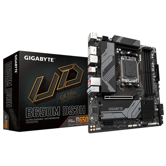 GIGABYTE B650M DS3H DDR5 6400MHZ(OC) M.2 mATX AM5