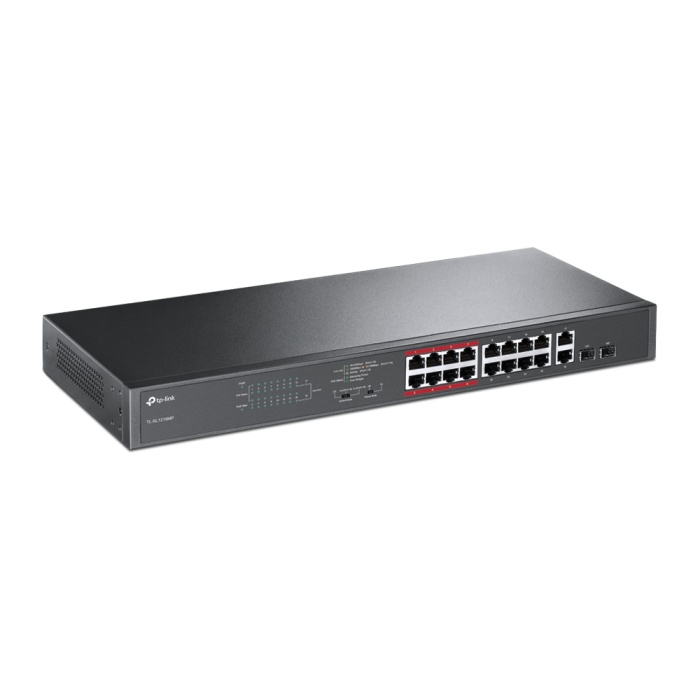 TP-LINK TL-SL1218MP 16PORT 10/100 YÖNETİLEMEZ POE SWITCH