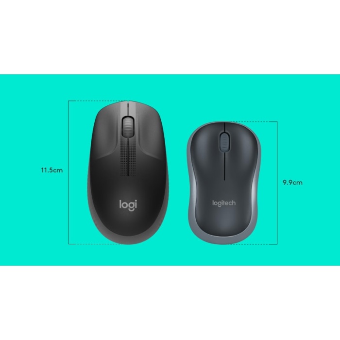 LOGITECH M190 BÜYÜK BOY KABLOSUZ SIYAH MOUSE 910-005905