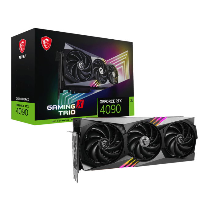 MSI GEFORCE RTX 4090 GAMING X TRIO 24G 24GB GDDR6X DP HDMI 384Bit