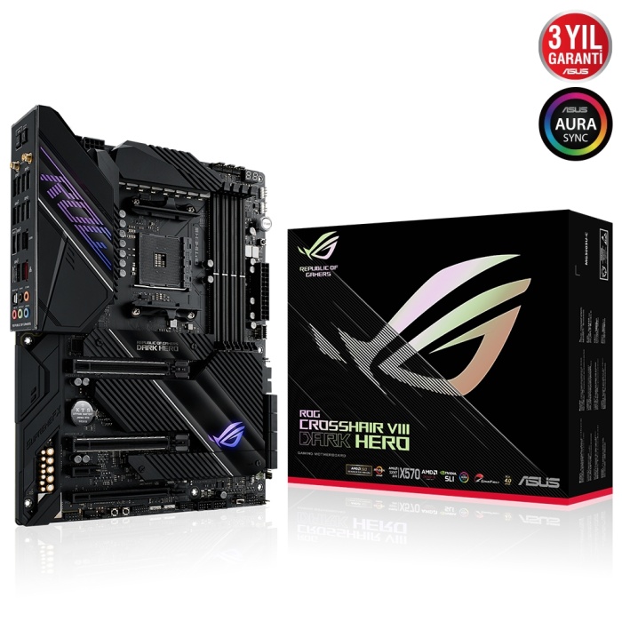 ASUS ROG CROSSHAIR VIII DARK HERO DDR4 4866MHz (OC) AM4