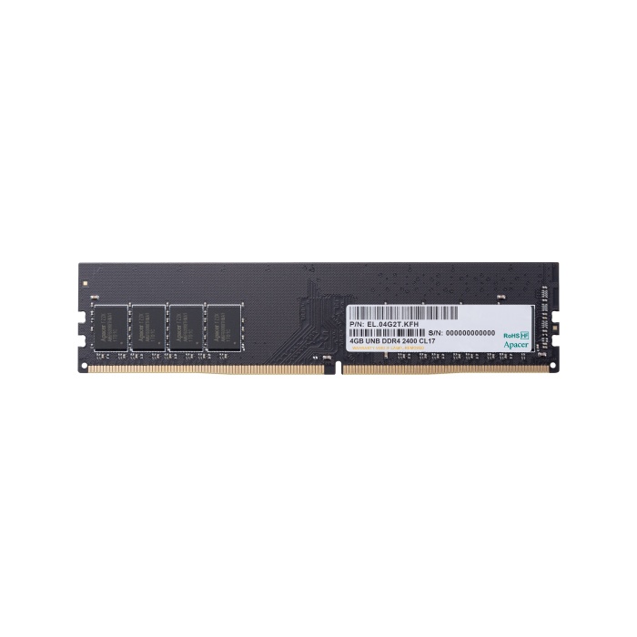 Apacer 4GB (1x4GB) 2400Mhz CL17 DDR4 Ram (EL.04G2T.KFH)