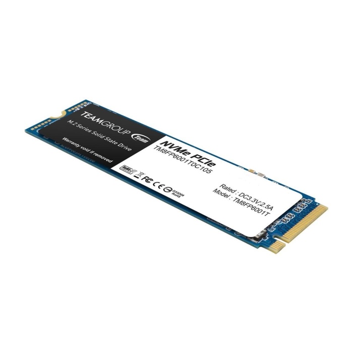 Team MP33  1TB  1800/1500MB/s NVMe PCIe M.2 2280 SSD (TM8FP6001T0C101)