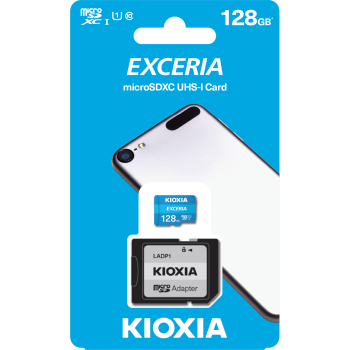 128GB MICRO SDHC C10 100MB/s KIOXIA LMEX1L128GG2