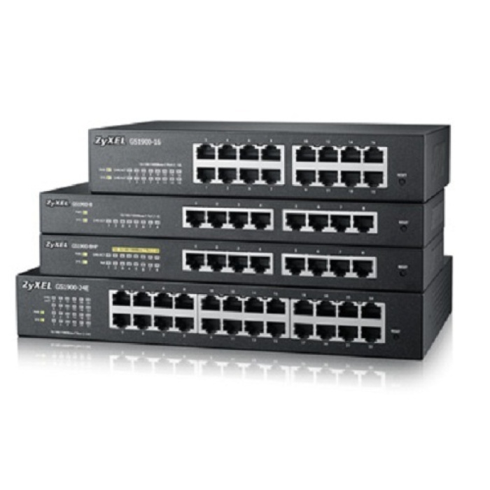 ZYXEL GS1900-24 24 PORT GIGABIT L2 YÖNETİLEBİLİR SWITCH 2xDUAL SFP