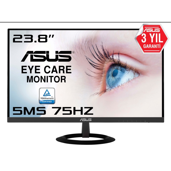 23.8 ASUS VZ249HE FHD IPS 5MS 75HZ HDMI VGA