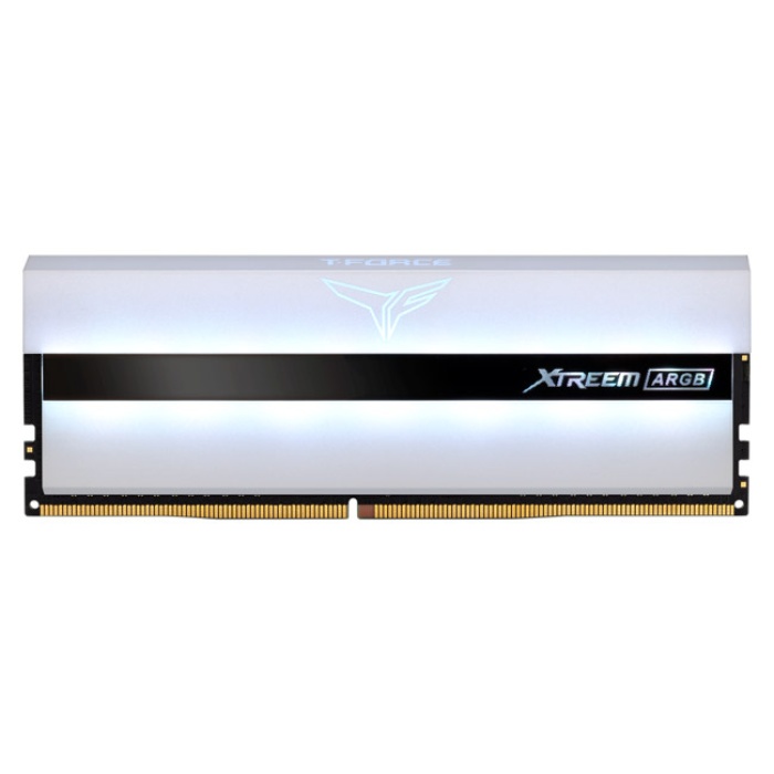 Team XTREEM ARGB White 32GB(2x16GB) 3600Mhz DDR4 Gaming Ram CL18-22 (TF13D432G3600HC18JDC01)