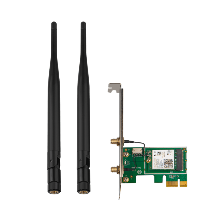 TENDA E30 AX3000 Wi-Fi 6 Bluetooth 5 PCIe Adaptör