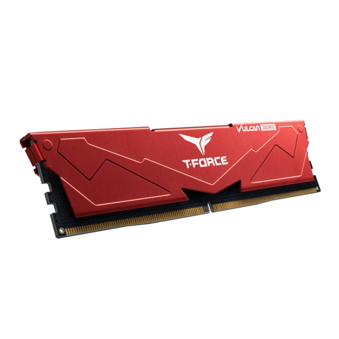 Team T-Force Vulcan Red 32GB(2x16GB) 6000Mhz DDR5 CL38 Gaming Ram (FLRD532G6000HC38ADC01)