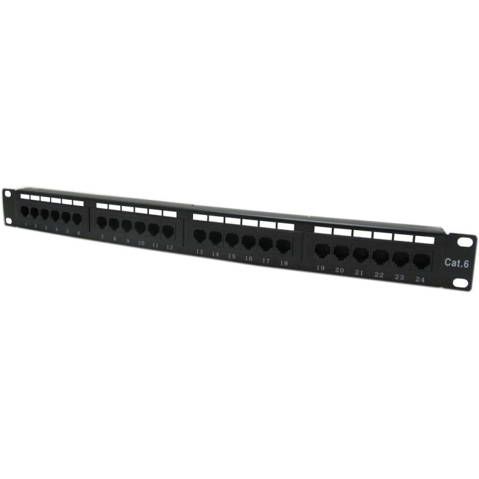 CODEGEN COD624 CAT6 1U UTP PATCH PANEL 24PORT