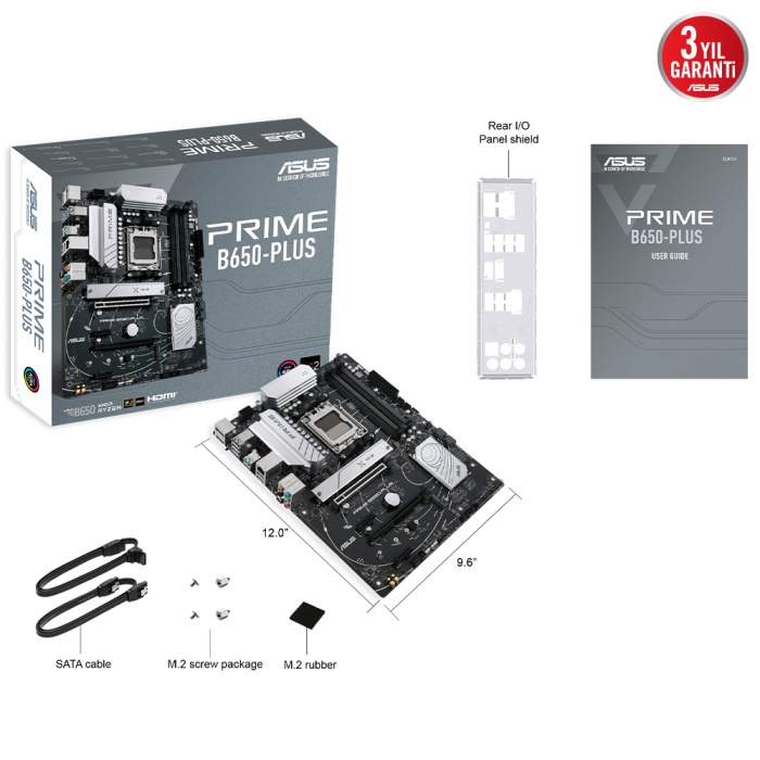 ASUS PRIME B650-PLUS DDR5 6400(OC) Mhz ATX AM5