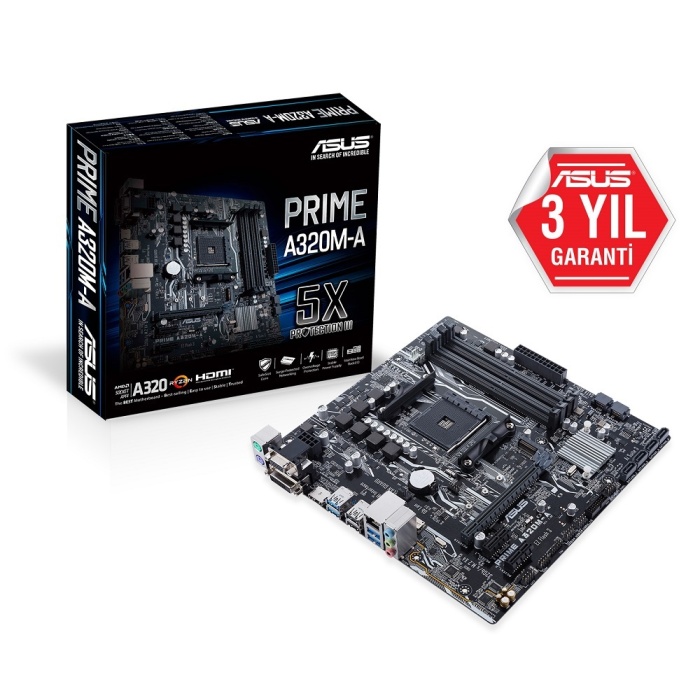 ASUS PRIME A320M-A DDR4 AM4 A320 USB3.0 M.2 SATA