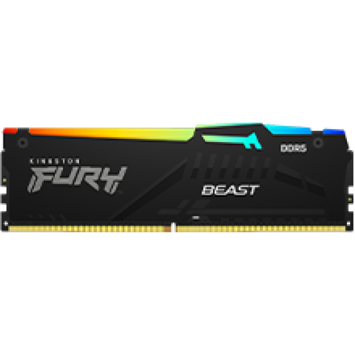 16GB KINGSTON FURY BEAST RGB DDR5 4800Mhz KF548C38BBAK2-16