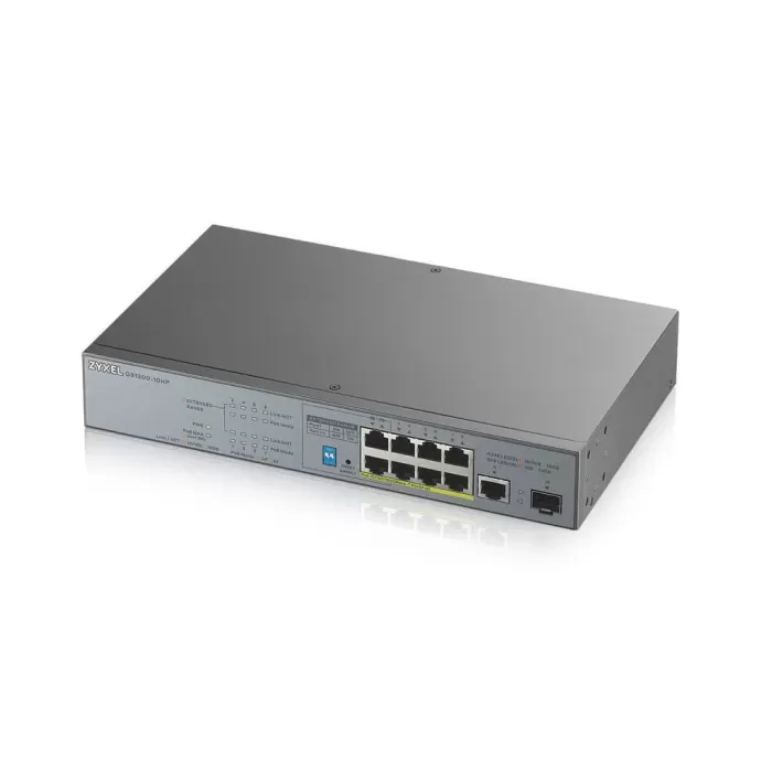 ZYXEL GS1300-10HP 10PORT GIGABIT POE SWITCH+1 SFP