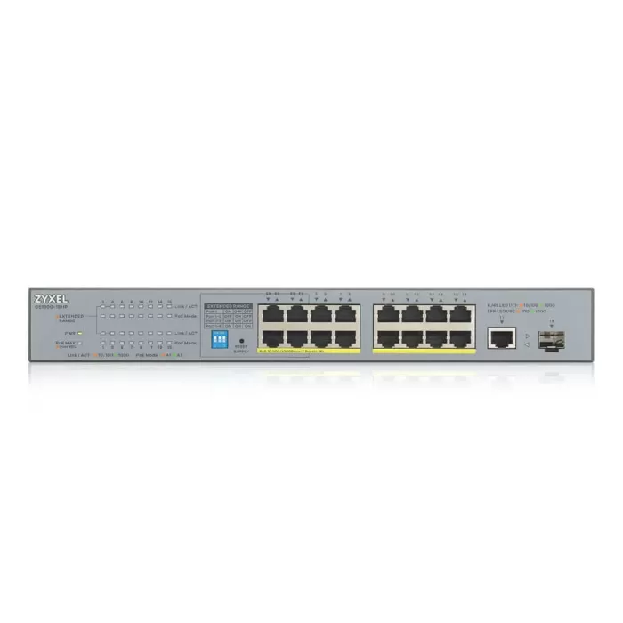 ZYXEL GS1300-18HP 18PORT GIGABIT 16P POE SWITCH+1 SFP 170W