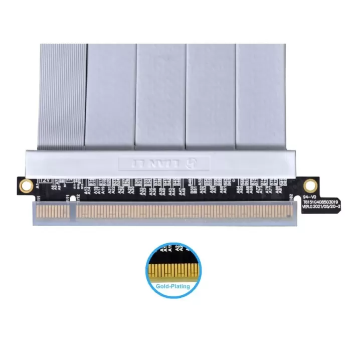 LIAN LI  RISER KABLO BEYAZ PCI-e 4.0 900MM (G89.PW-PCIV-4-90W)