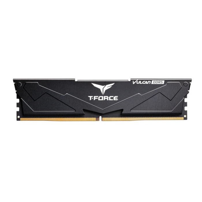 Team T-Force Vulcan Black 16GB (2x8GB) 5600Mhz CL40 DDR5 Gaming Ram (FLBD516G5600HC40BDC01)