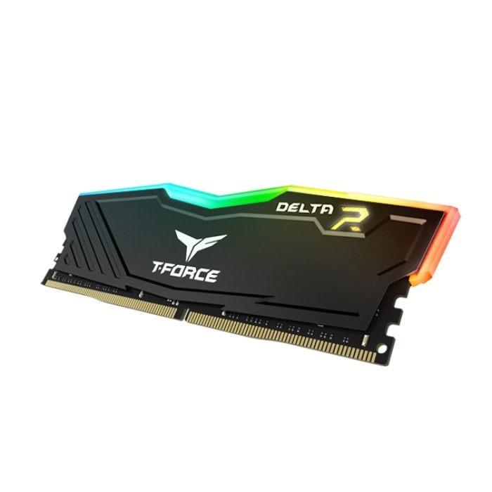 Team T-Force Delta RGB Black 16GB (1x16GB) 3600MHz CL18 DDR4 Gaming Ram (TF3D416G3600HC18J01)