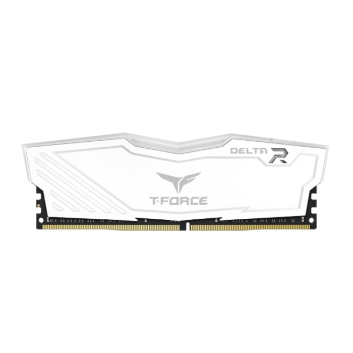 Team T-Force Delta RGB White 16GB (2x8GB) 3200MHz CL16 DDR4 Gaming Ram (TF4D416G3200HC16FDC01)