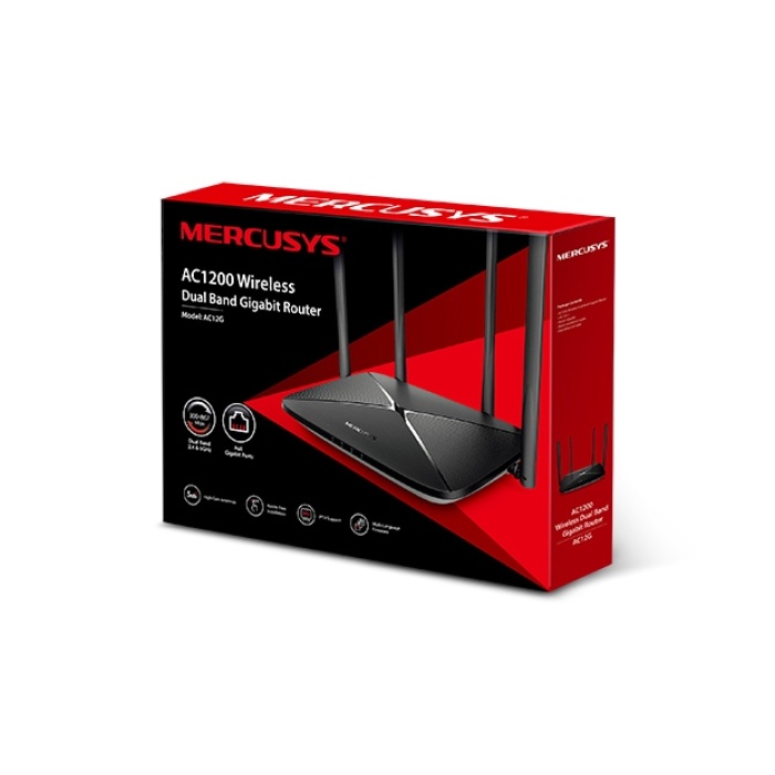 TP-LINK MERCUSYS AC12G 3PORT 1200Mbps ROUTER