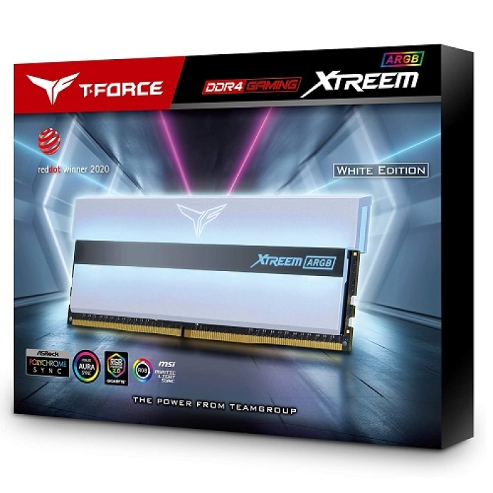 16 GB DDR4 4000Mhz T-FORCE XTREEM ARGB WHITE 8GBx2