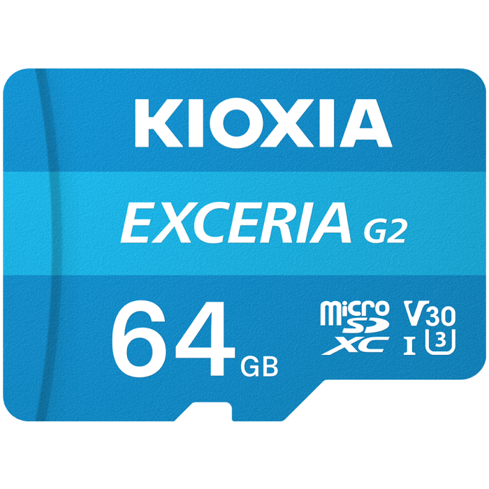 64GB MICRO SDXC 100MB/s KIOXIA LMEX2L064GG2