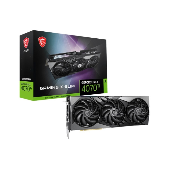 MSI GEFORCE RTX 4070 TI GAMING X SLIM 12G 12GB GDDR6X DP HDMI 192BİT