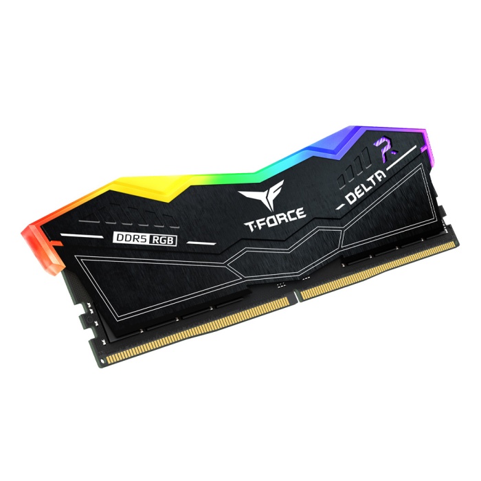 Team T-Force Delta RGB Black 32GB (2x16GB) 8000MHz CL38 DDR5 Gaming Ram (FF3D532G8000HC38DDC01)