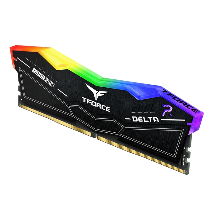 Team T-Force Delta RGB Black 32GB (2x16GB) 8000MHz CL38 DDR5 Gaming Ram (FF3D532G8000HC38DDC01)