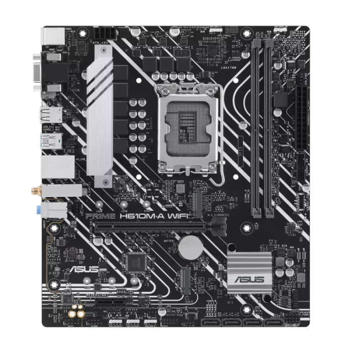 ASUS PRIME H610M-A WIFI DDR5 5600MHz M.2 HDMI mATX 1700p