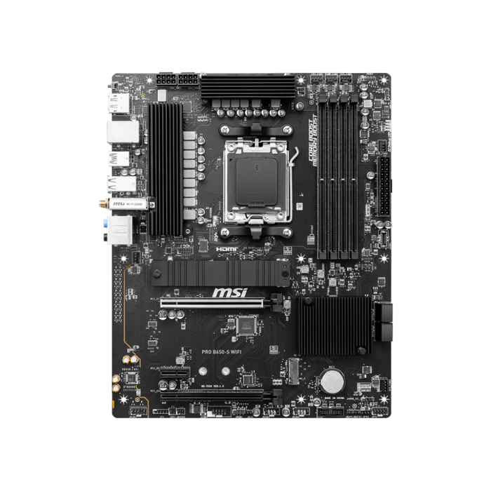 MSI PRO B650-S WIFI DDR5 7200(OC)MHz HDMI DP M.2 ATX AM5