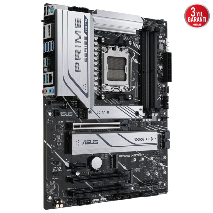 ASUS PRİME X670-P-CSM AMD X670 DDR5 6400MHZ HDMI DP M.2 ATX AM5