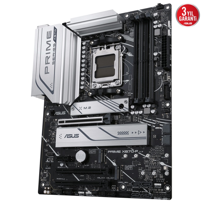 ASUS PRİME X670-P-CSM AMD X670 DDR5 6400MHZ HDMI DP M.2 ATX AM5